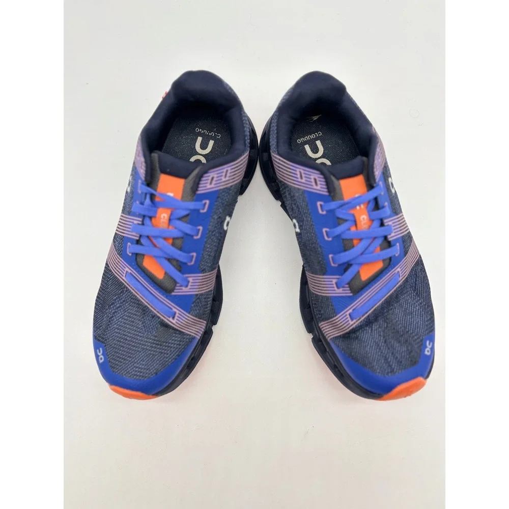 On Cloudgo Womens Running Shoes Indigo Ink Orange 55.98233 Sneaker US 7.5